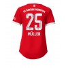Damen Fußballbekleidung Bayern Munich Thomas Muller #25 Heimtrikot 2022-23 Kurzarm